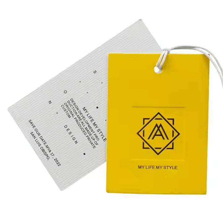 blank hangtags for clothing​