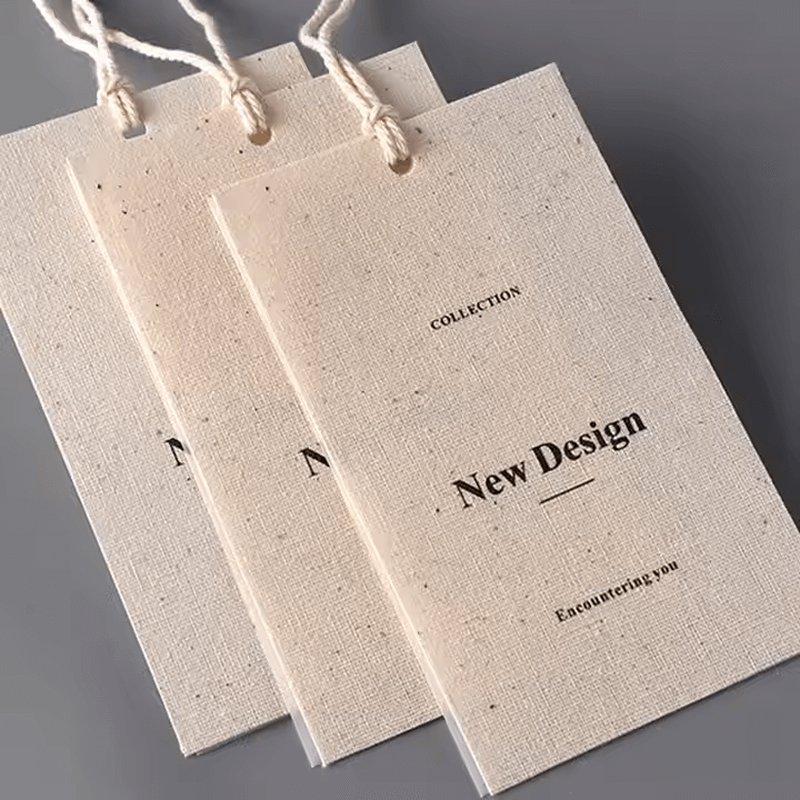 blue and silver hangtags​