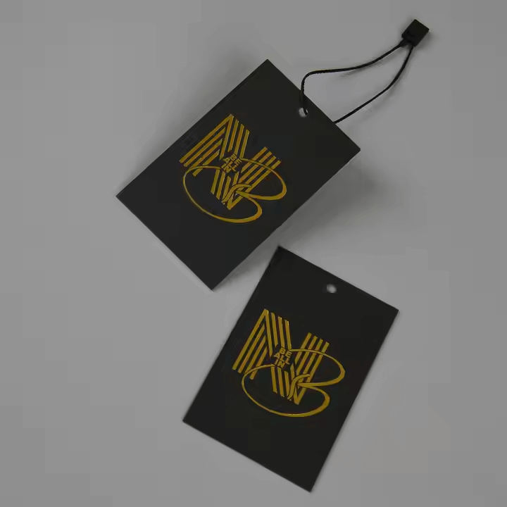 china foil stamping hang tag​