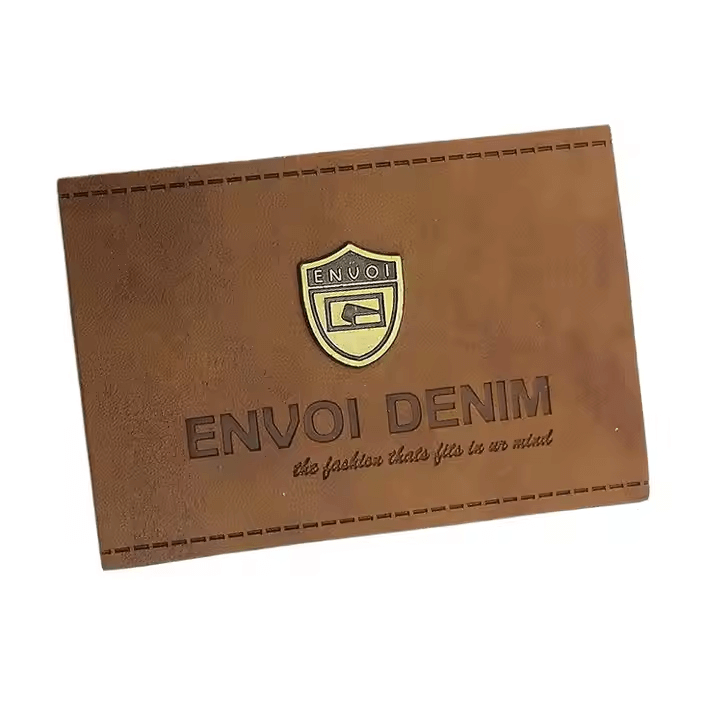 china metal leather labels factory​