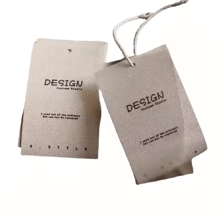 cotton hangtag card
