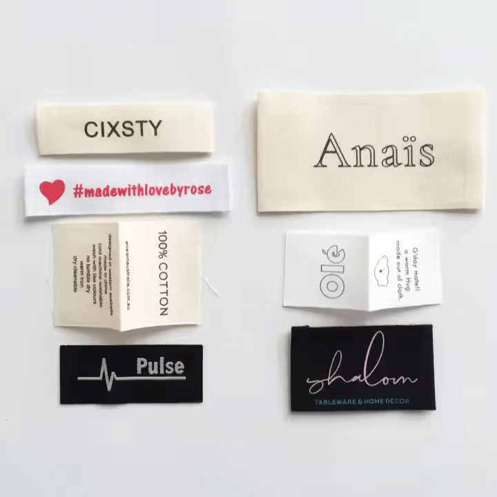 cotton woven labels​