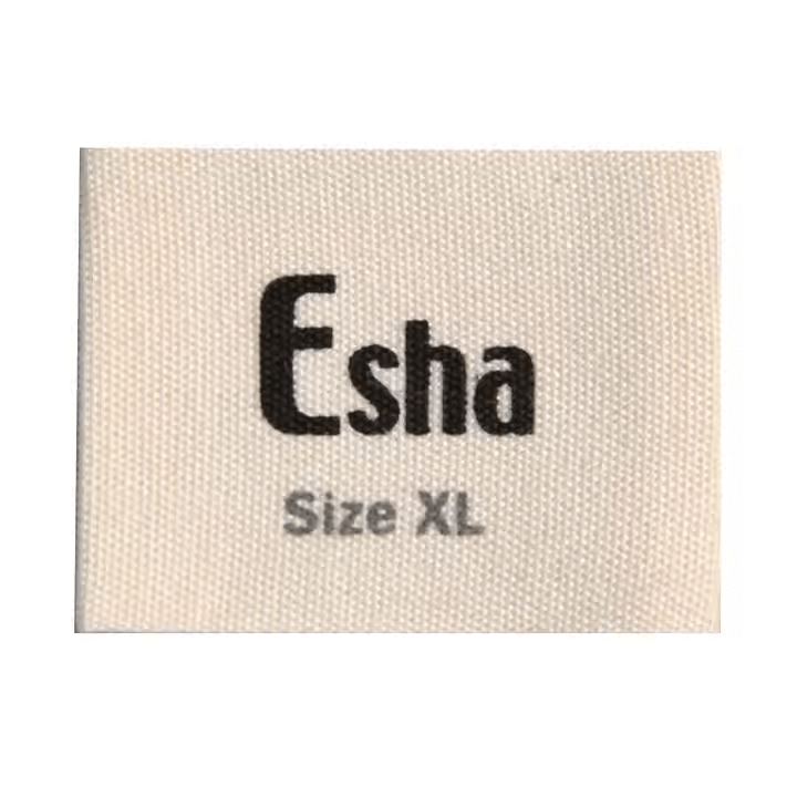 custom cotton clothing labels​