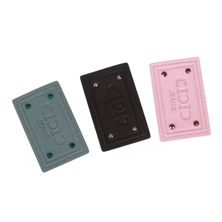 custom leather clothing labels​
