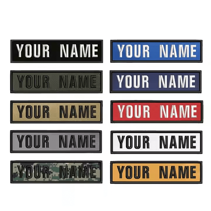 custom name embroidered patches​