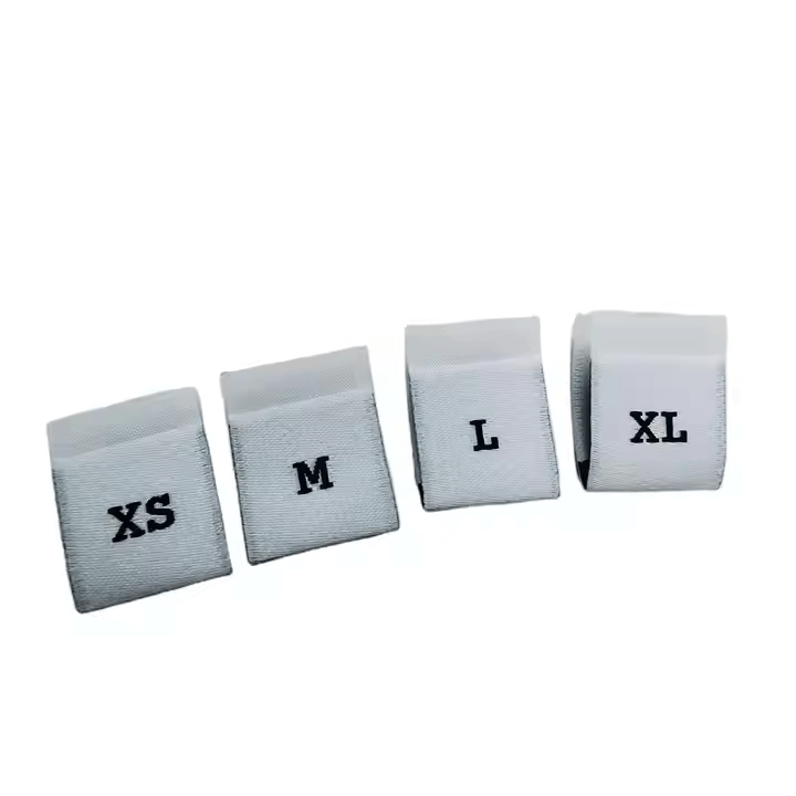 custom woven clothing labels size​