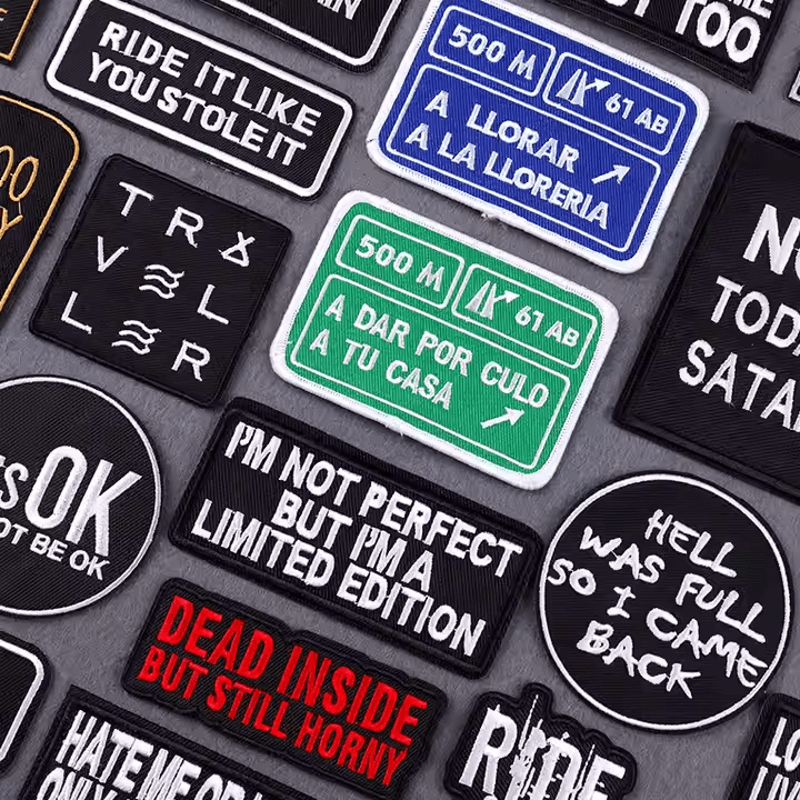 embroider velcro patches​
