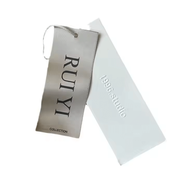 hang tags embossed​