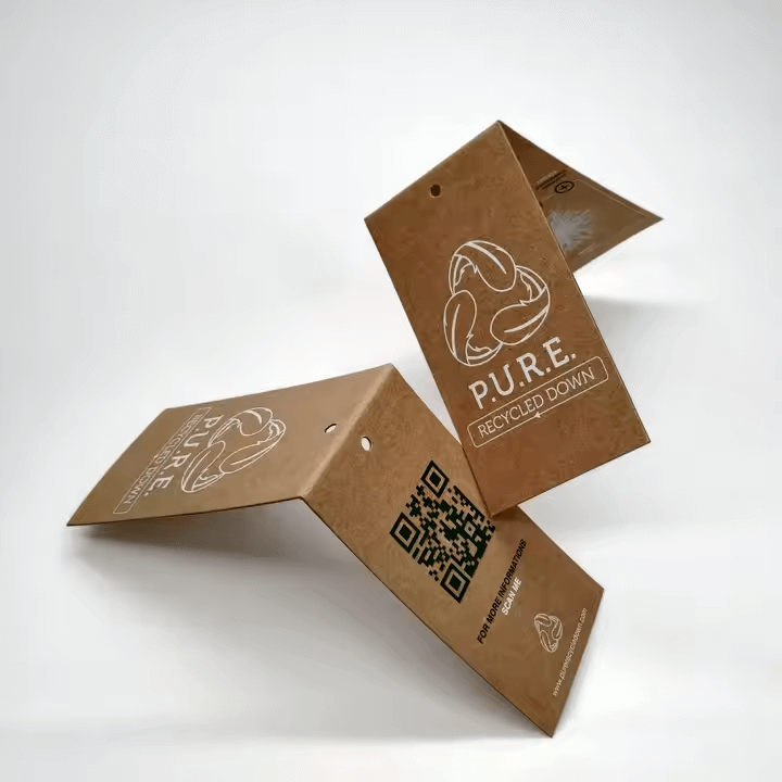 hang tags with qr code