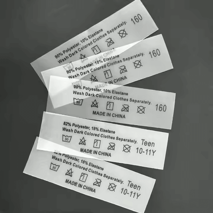 iron on tpu printed label​