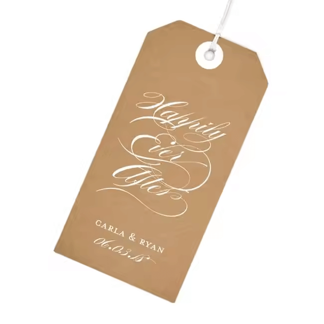 kraft hang tags printing​