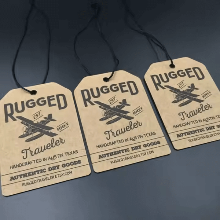 kraft hang tag​