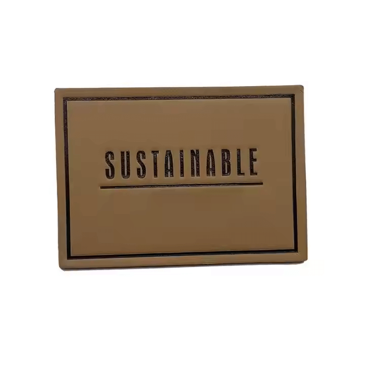 leather knitting labels​