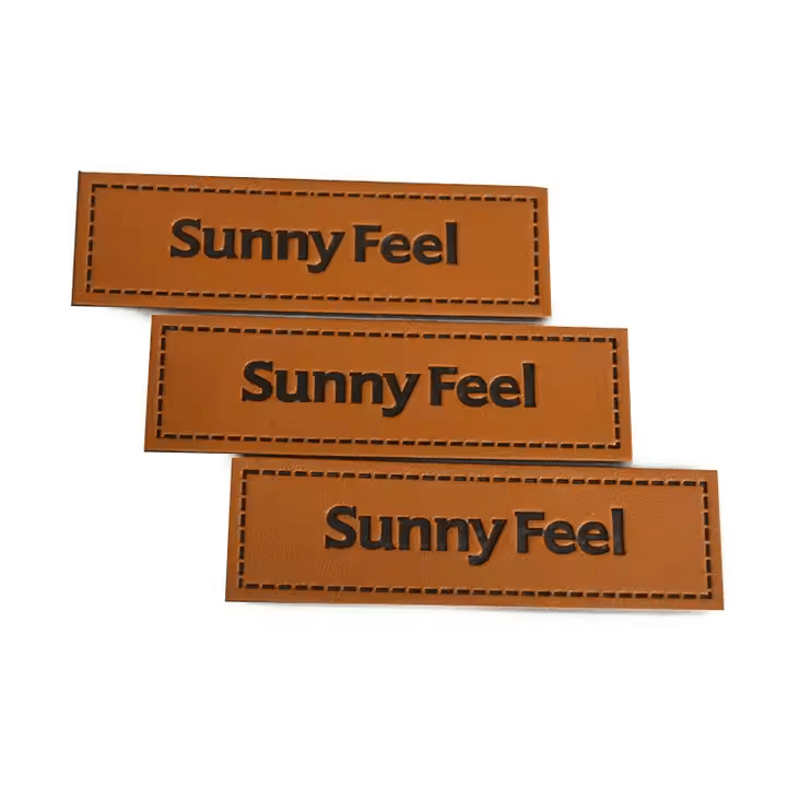 leather labels for crochet​