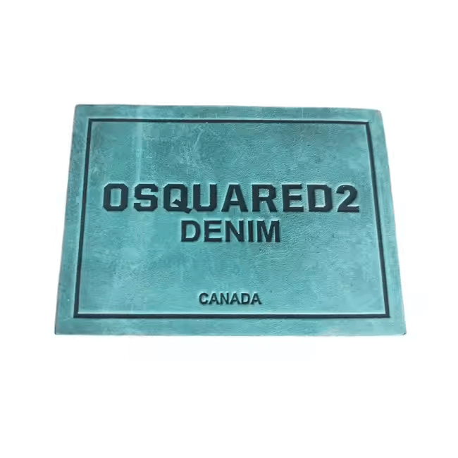 leather pu jeans labels​