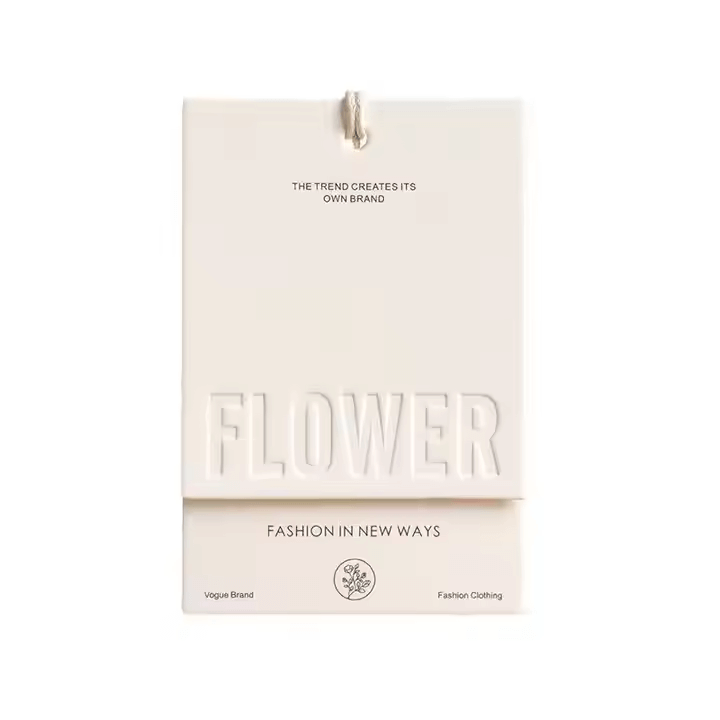 luxury embossed hang tags