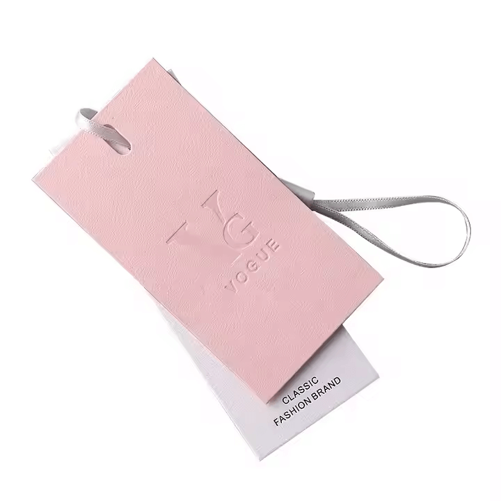 tri fold hangtag clothes​