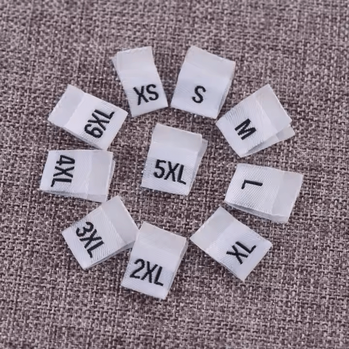 woven size labels uk​