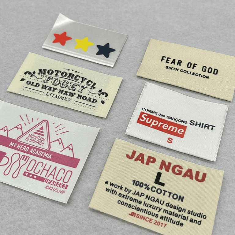 black woven label​