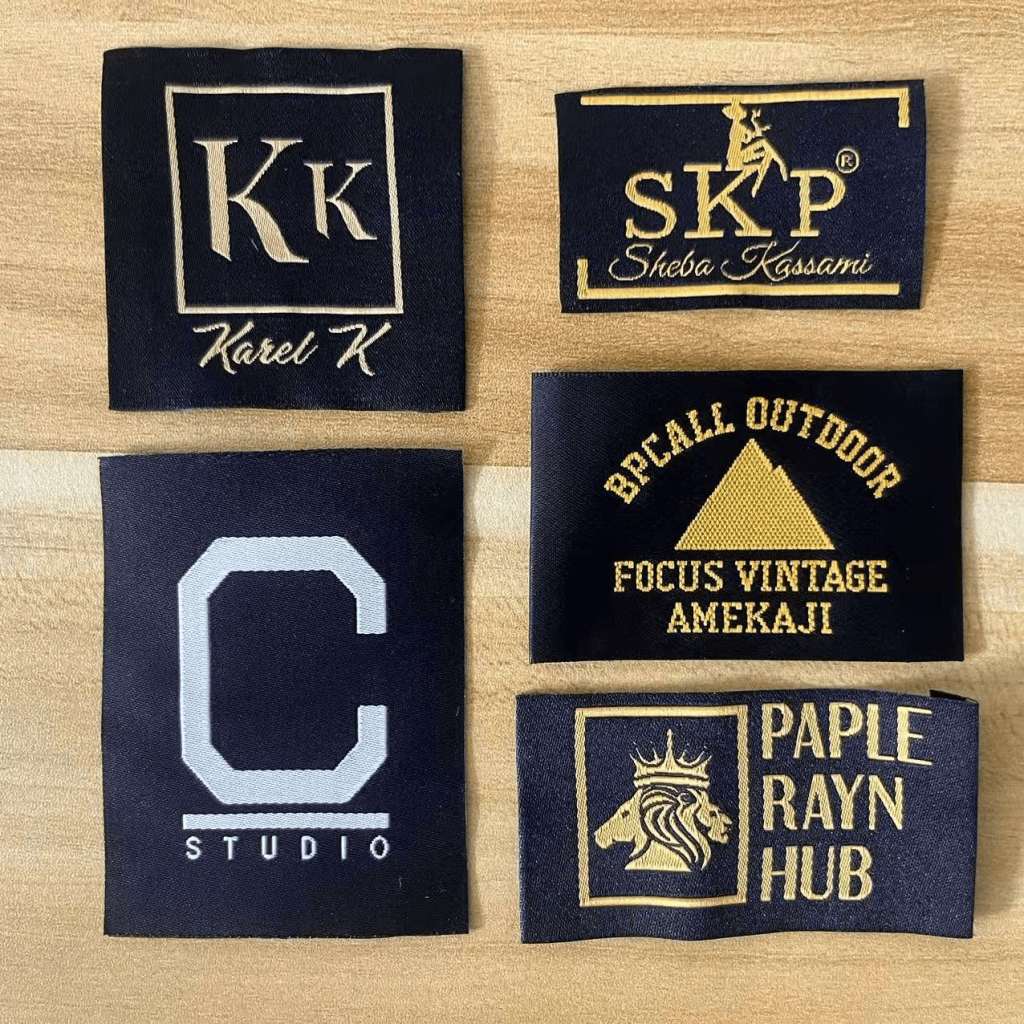 blank woven labels​