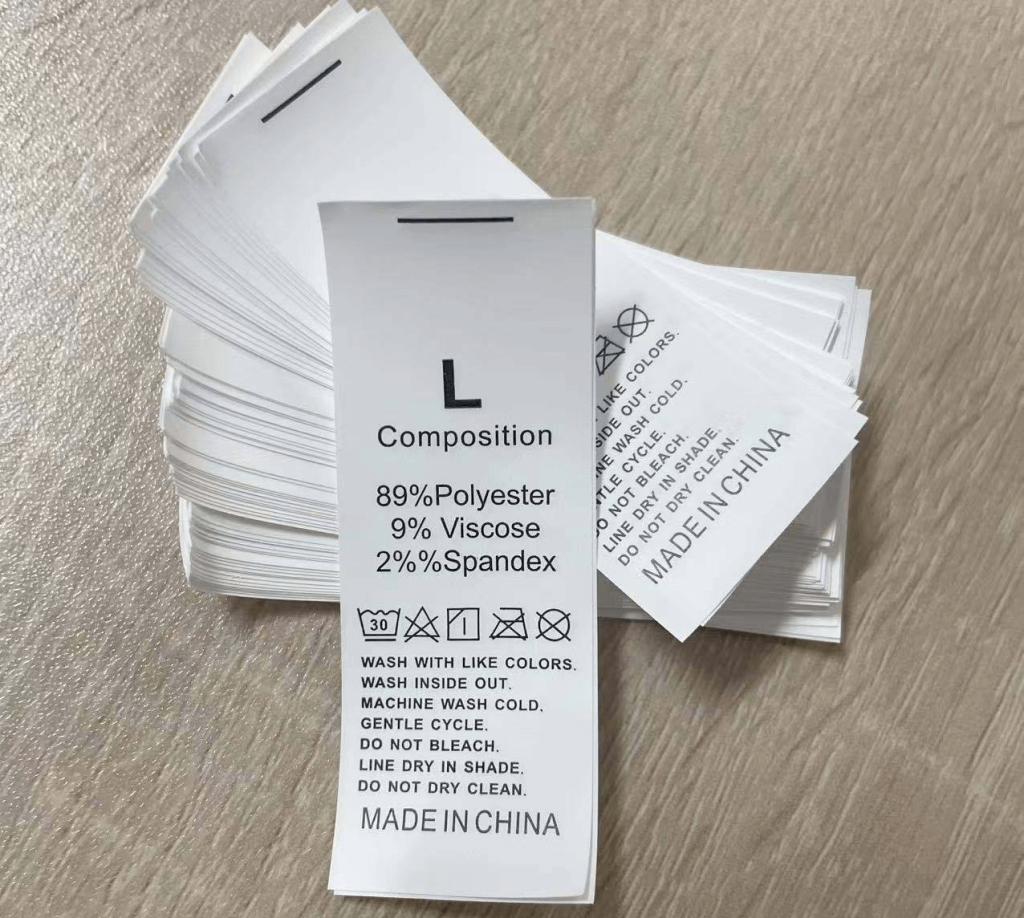 clothes washing label​