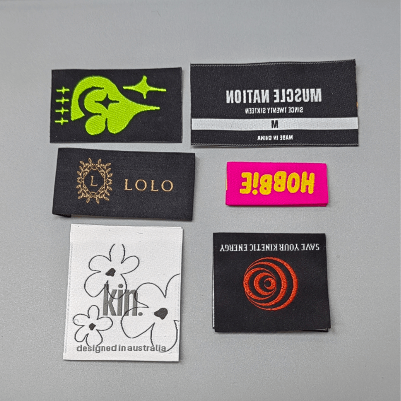 damask woven label​