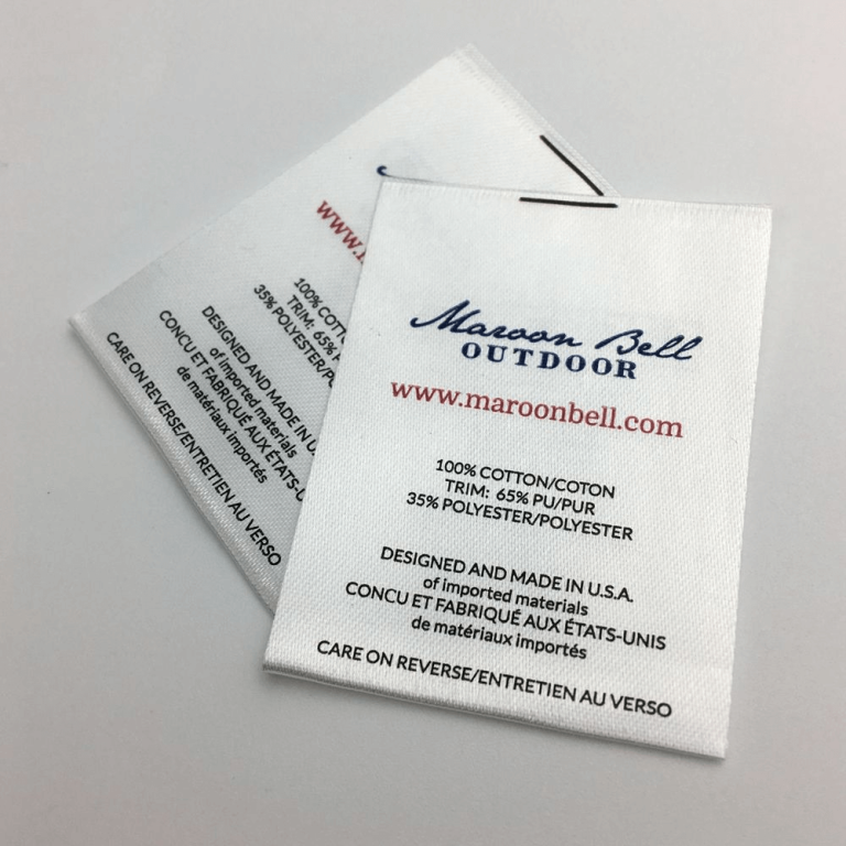 pillow care label​