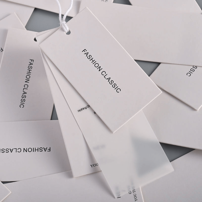 plastic hang tags​