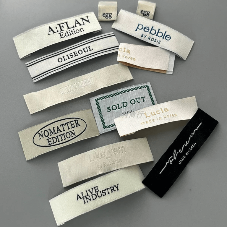 rush woven labels​