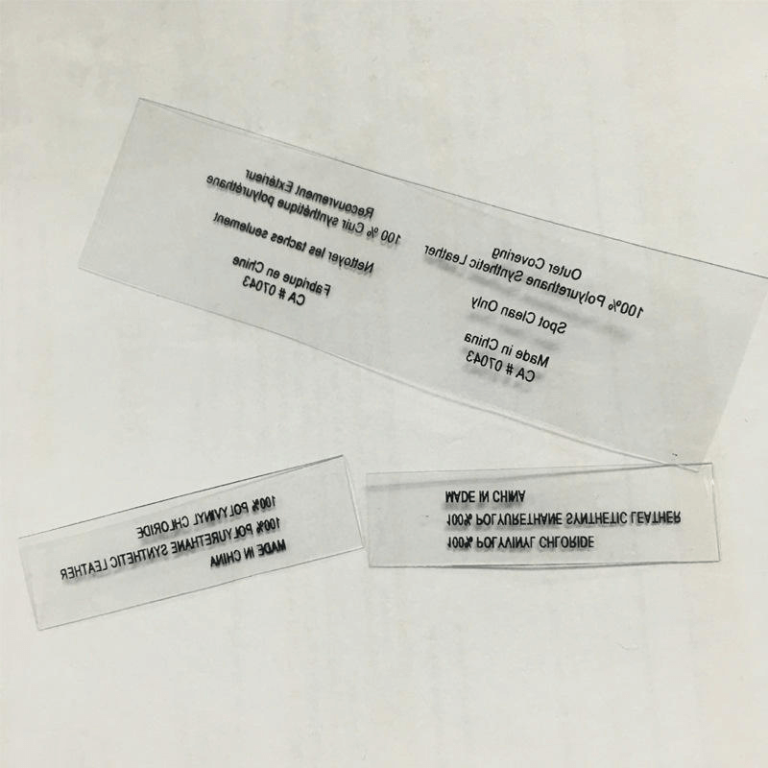 supply tpu garment labels wholesaler​