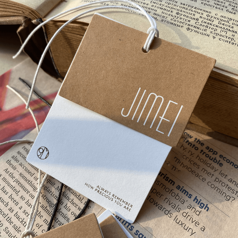 custom cardboard hang tags​