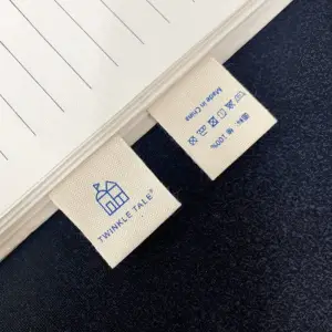 100%纯棉洗水唛