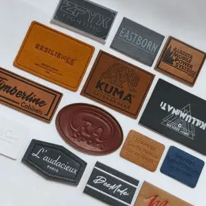 定制真皮LOGO皮标选项