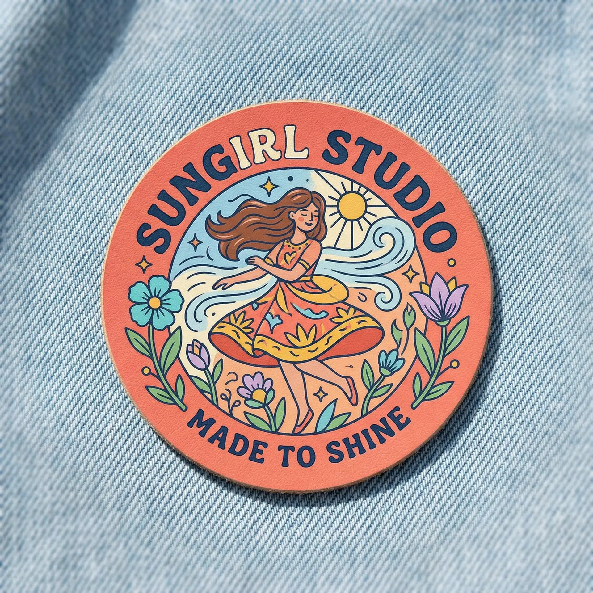 彩印皮标