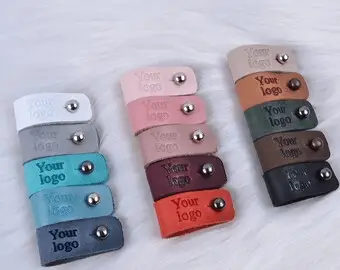 折叠皮标